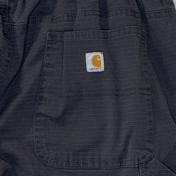 Carhartt Rugged Flex Ripstop Straight Leg Cargo Pant Pewter Men Large 11 Pockets - Picture 10 of 11